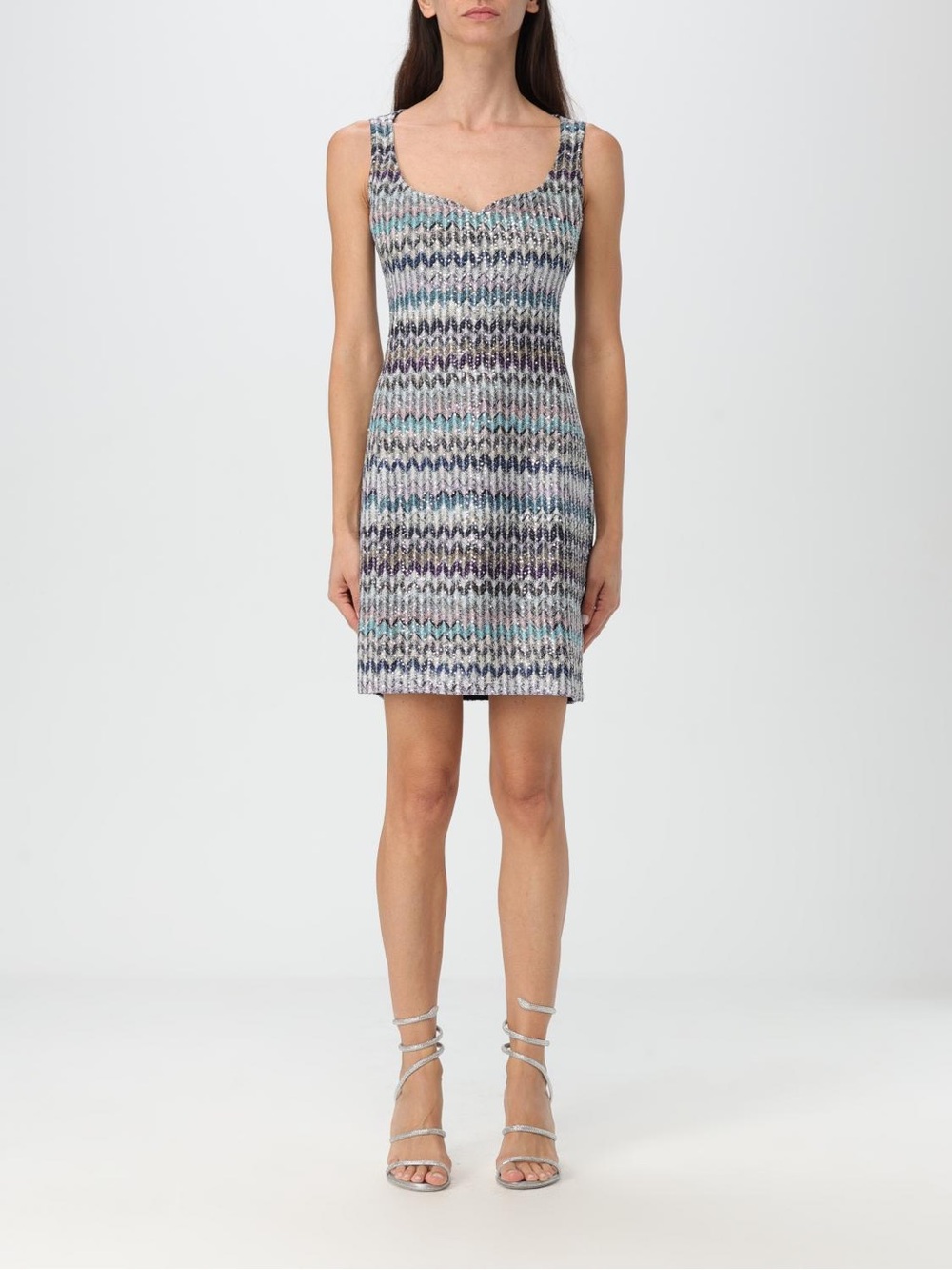 Missoni Chevron Rose Multi Mini Dress